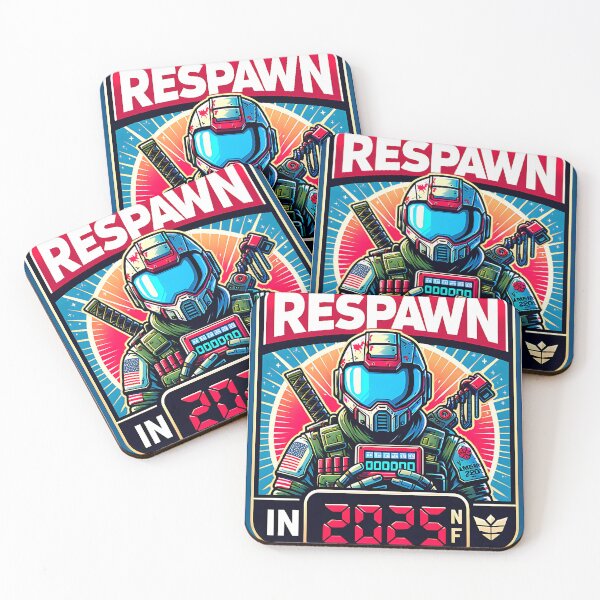 Item preview, Respawn in 2025 – Gamer Countdown Design designed and sold by NSB-Design.