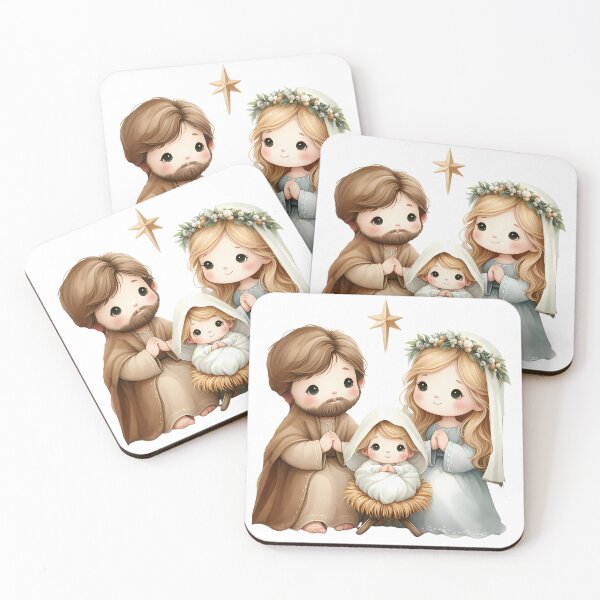 Item preview, A0512 Christmas Nativity Holy Family Crafts & Decor - Timeless Christmas Decorations for Your Home designed and sold by angieart68.