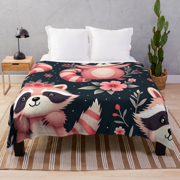 Item preview, Pink Raccoon pattern designed and sold by Nolan6.