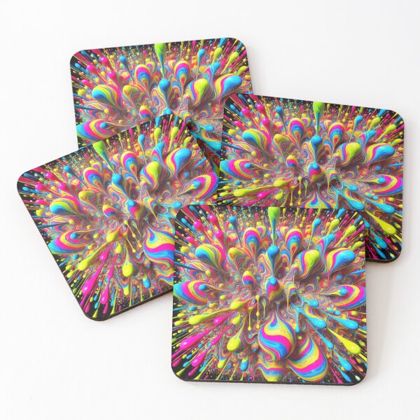 Item preview, Neon Paint Flow: Electrifying Abstract Energy designed and sold by Meta2Physical.