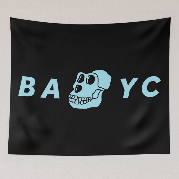Item preview, Bored Ape Yacht Club Logo BAYC Black/Blue designed and sold by OpenSeahub.