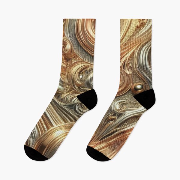 Item preview, Golden Fluid Elegance: Luxurious Metallic Swirl Artwork designed and sold by TeslaSt0re.