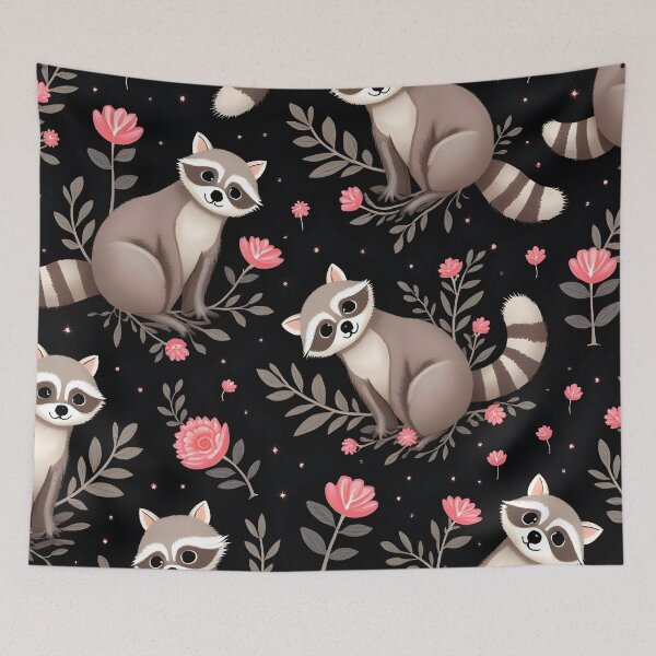Item preview, Beautiful Raccoon pattern designed and sold by Nolan6.