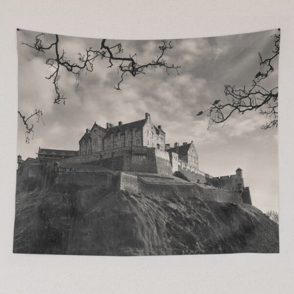 Item preview, Edinburgh Castle in Monochrome designed and sold by David Bowman.