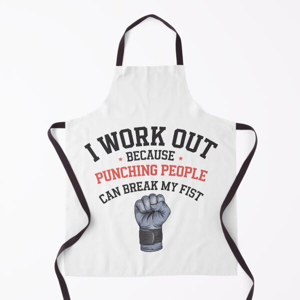 Item preview, I work out because punching people can break my fist designed and sold by BugiDesignArt.