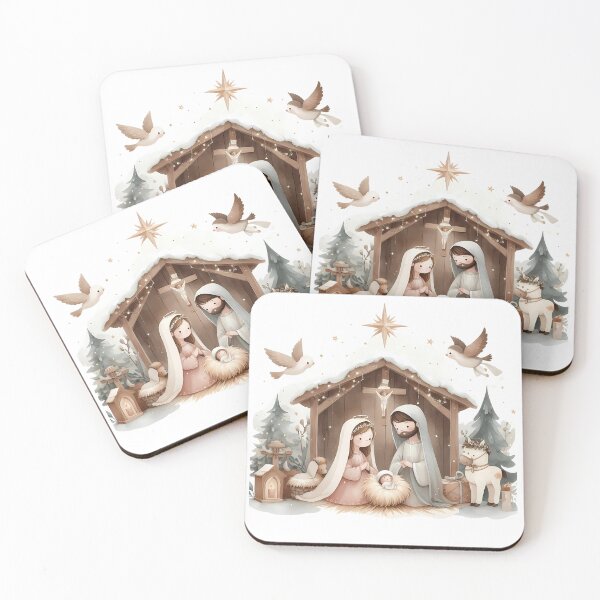 Item preview, A0512 Christmas Nativity Holy Family Crafts & Decor - Timeless Christmas Decorations for Your Home designed and sold by angieart68.
