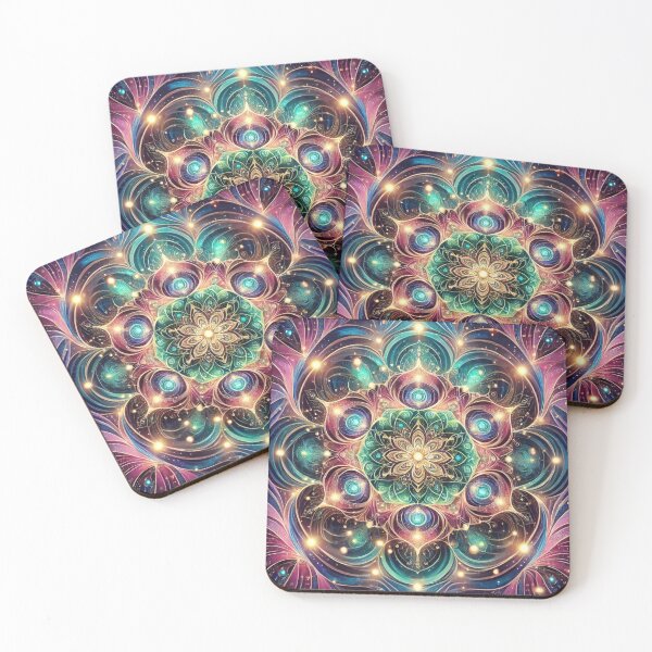 Item preview, Radiant Mandala: Cosmic Kaleidoscope of Light and Energy designed and sold by TeslaSt0re.