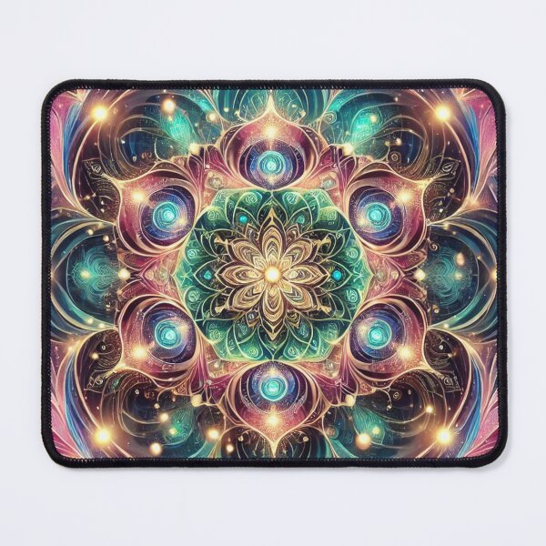 Item preview, Radiant Mandala: Cosmic Kaleidoscope of Light and Energy designed and sold by TeslaSt0re.