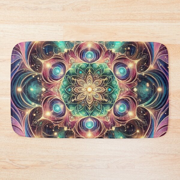 Item preview, Radiant Mandala: Cosmic Kaleidoscope of Light and Energy designed and sold by TeslaSt0re.