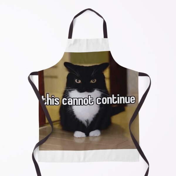 Item preview, this cannot continue cat designed and sold by hotdogging.