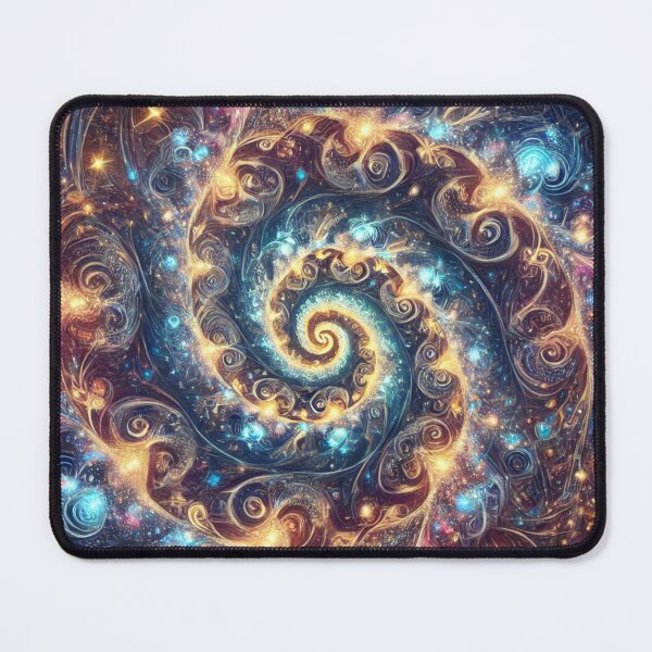 Item preview, Galactic Spiral Dream: Twinkling Cosmic Swirls and Stars designed and sold by TeslaSt0re.