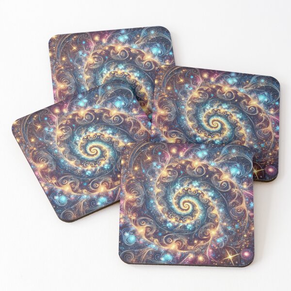 Item preview, Galactic Spiral Dream: Twinkling Cosmic Swirls and Stars designed and sold by TeslaSt0re.