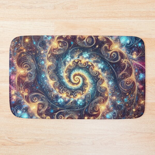 Item preview, Galactic Spiral Dream: Twinkling Cosmic Swirls and Stars designed and sold by TeslaSt0re.