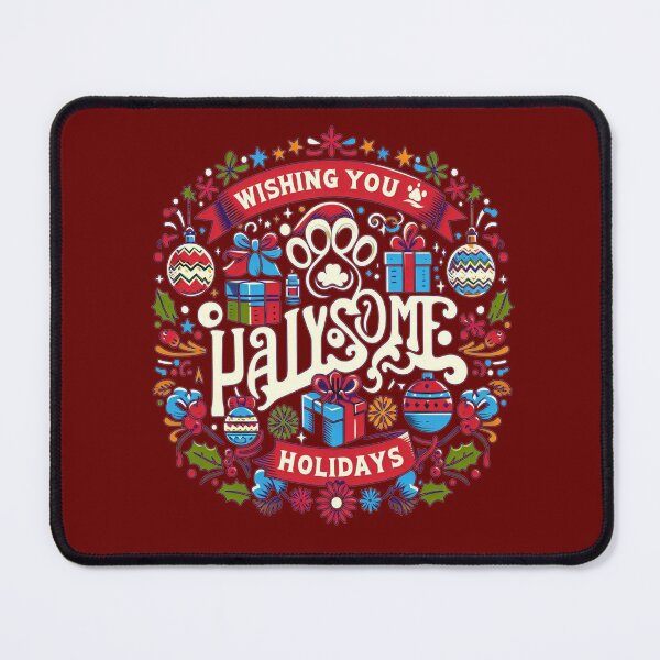 Item preview, Wishing You Pawsome Holidays designed and sold by HappyLifeStore6.