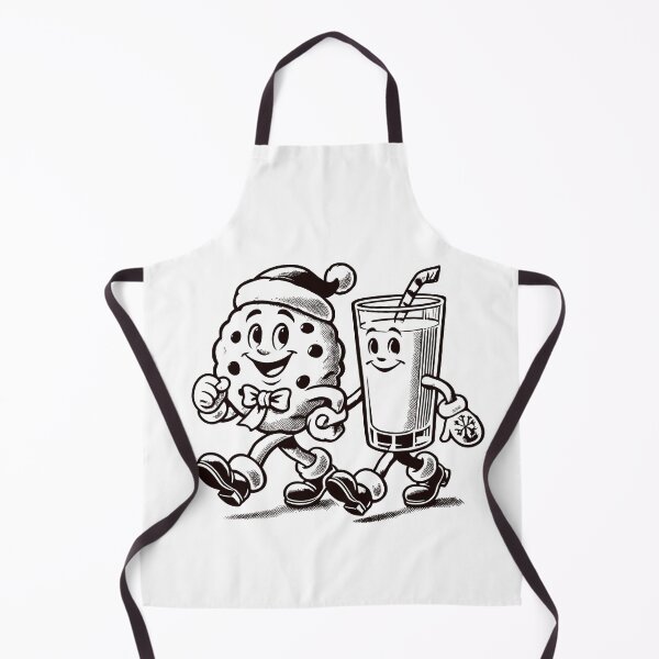 Item preview, Vintage Weihnachten Cookie and Milk Friends designed and sold by LuminOrb.