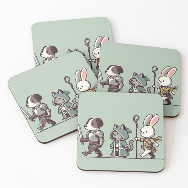 Item preview, RPG Party Dog, Cat, Rabbit designed and sold by SphynxLove855.