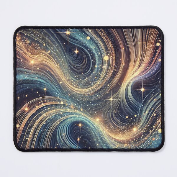 Item preview, Stellar Streams: Radiant Swirling Cosmic Light Artwork designed and sold by TeslaSt0re.