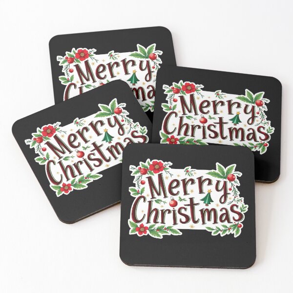 Item preview, Merry Christmas Sticker designed and sold by DesignAFind.