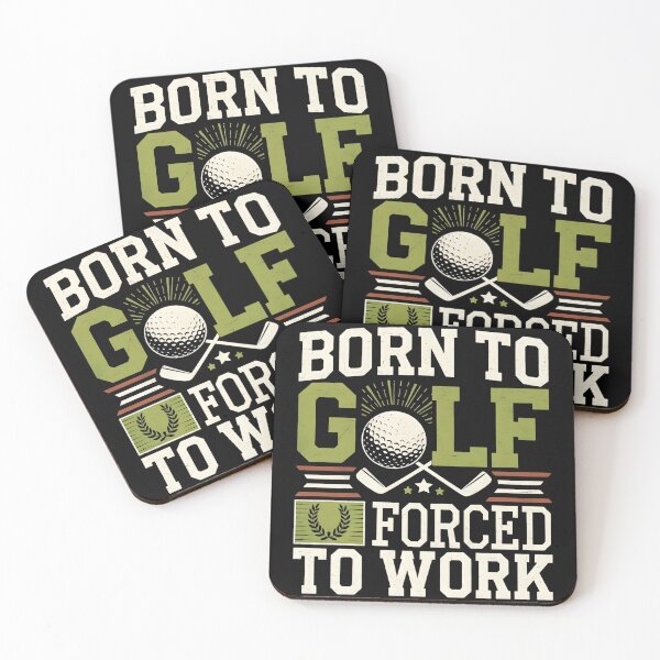 Item preview, Born To Golf Forced To Work Golfer Husband Birthday designed and sold by DomTeesHaven.