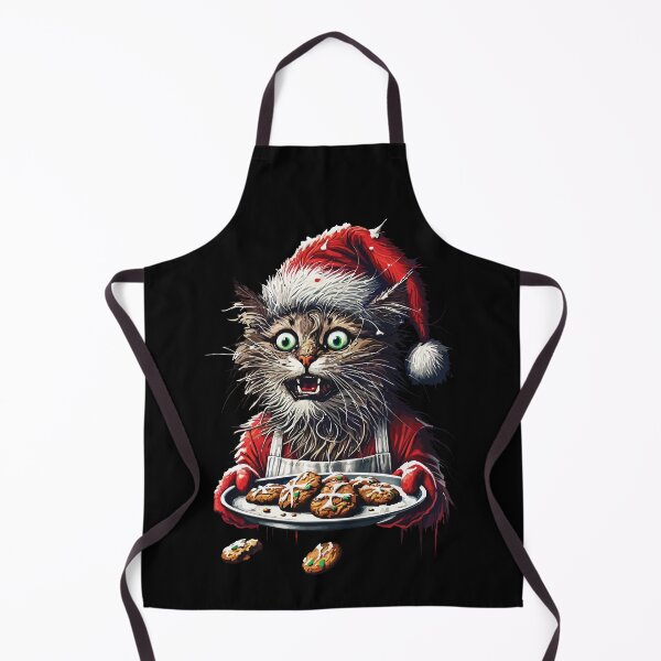 Item preview, Funny Weihnachten Cat Santa with Cookies designed and sold by LuminOrb.