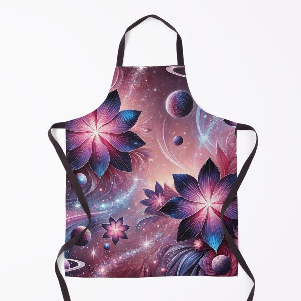 Item preview, Cosmic Floral Symphony: Celestial Flowers and Galaxies in Harmony designed and sold by TeslaSt0re.