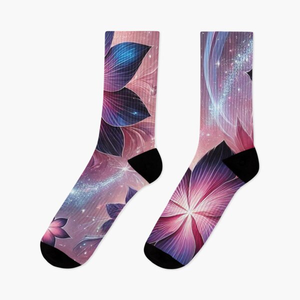 Item preview, Cosmic Floral Symphony: Celestial Flowers and Galaxies in Harmony designed and sold by TeslaSt0re.