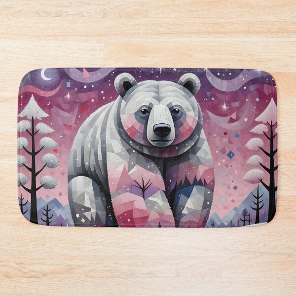 Item preview, mosaic polar bear designed and sold by LilithsDesires.