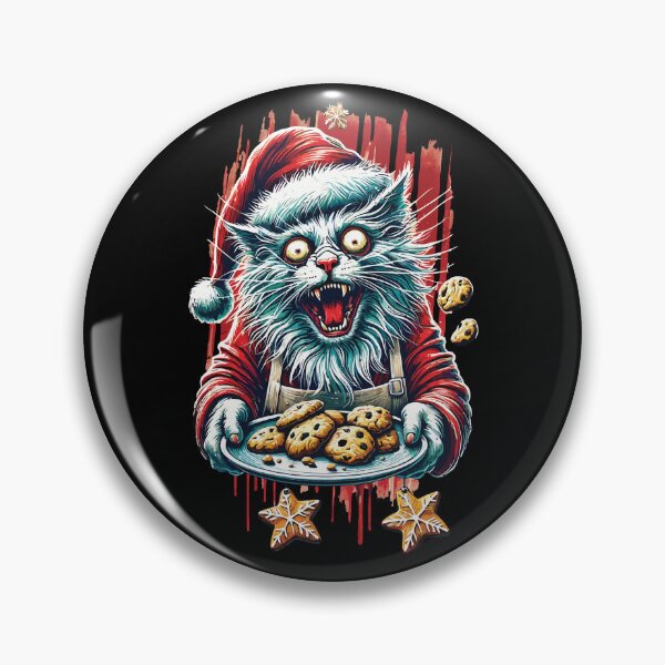 Item preview, Crazy Cat Weihnachten Cheer Cookies Galore designed and sold by LuminOrb.
