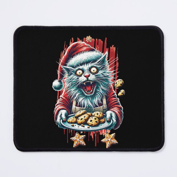 Item preview, Crazy Cat Weihnachten Cheer Cookies Galore designed and sold by LuminOrb.