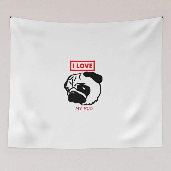 Item preview, Dog, pug designed and sold by nijess.