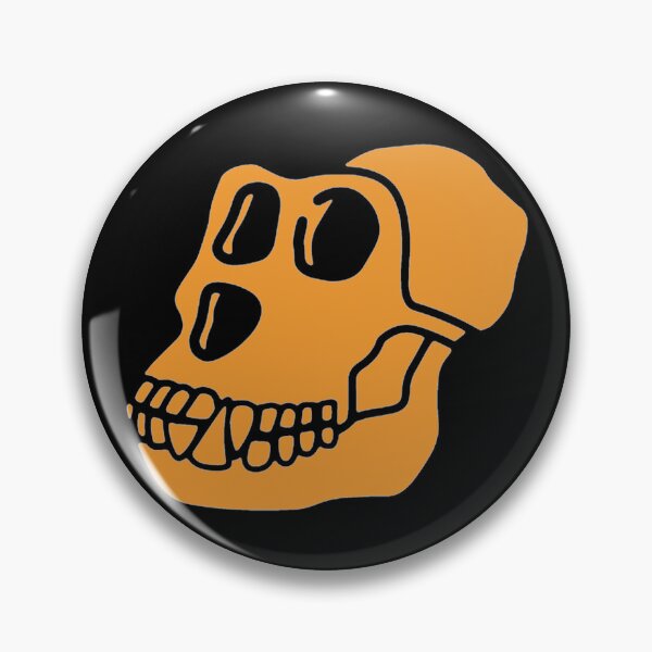 Item preview, Bored Ape Yacht Club Logo BAYC Orange Skull designed and sold by OpenSeahub.