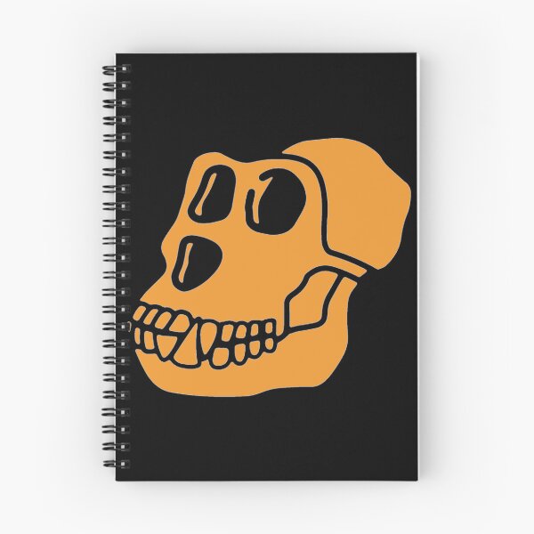 Item preview, Bored Ape Yacht Club Logo BAYC Orange Skull designed and sold by OpenSeahub.
