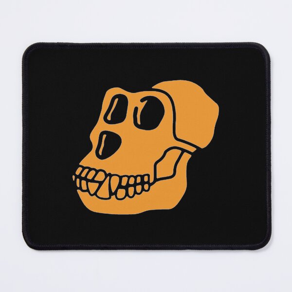 Item preview, Bored Ape Yacht Club Logo BAYC Orange Skull designed and sold by OpenSeahub.