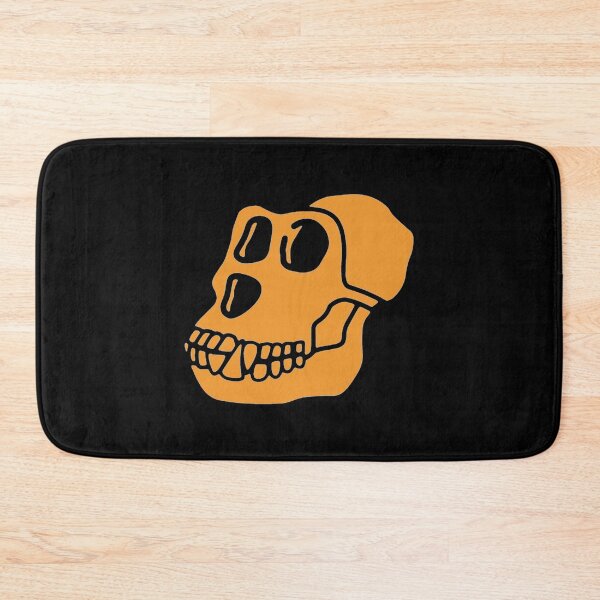 Item preview, Bored Ape Yacht Club Logo BAYC Orange Skull designed and sold by OpenSeahub.