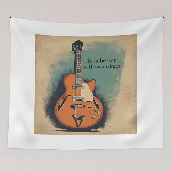 Item preview, Life Is Better With Strings... designed and sold by ObiPrints.