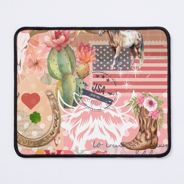Item preview, Scrapbook Cowgirl Coquette Aesthetic - Feminine Western Design designed and sold by ColorsHappiness.