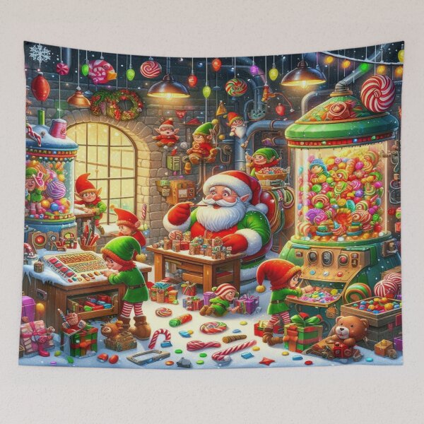 Item preview, North Pole Workshop - Perfect Present,Cadeau de vacances, Regalo de vacaciones, Festtagsgeschenk designed and sold by Imaginarium of Chaos falcon88 .
