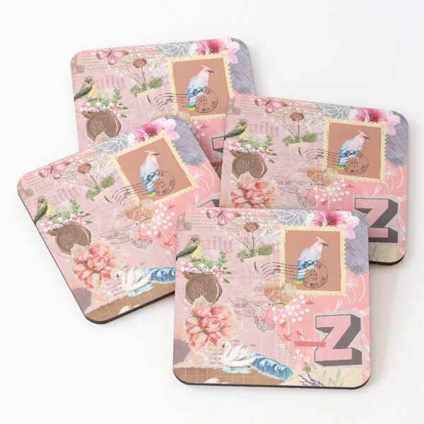 Artikelvorschau, Scrapbook Coquette Bird Aesthetic – skurriles und feminines Design entworfen und verkauft von ColorsHappiness.