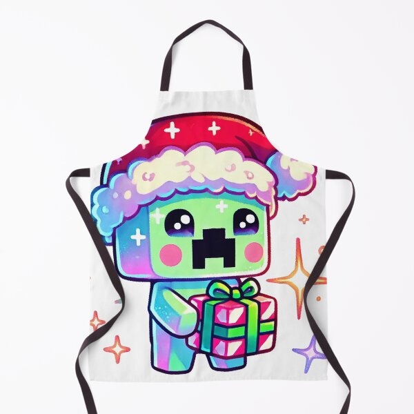 Item preview, Christmas Creeper Kawaii Pixel Art Holiday Gift Cute Festive Cartoon Sticker designed and sold by pixelpopplanet.