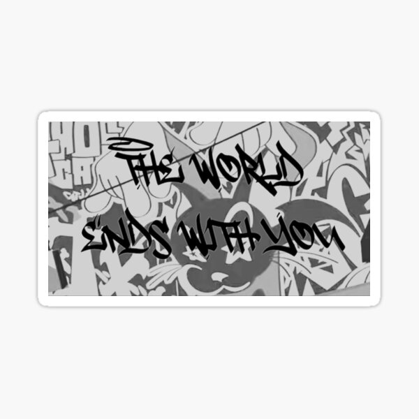 Item preview, Título del grafiti El mundo termina contigo designed and sold by Platefall.