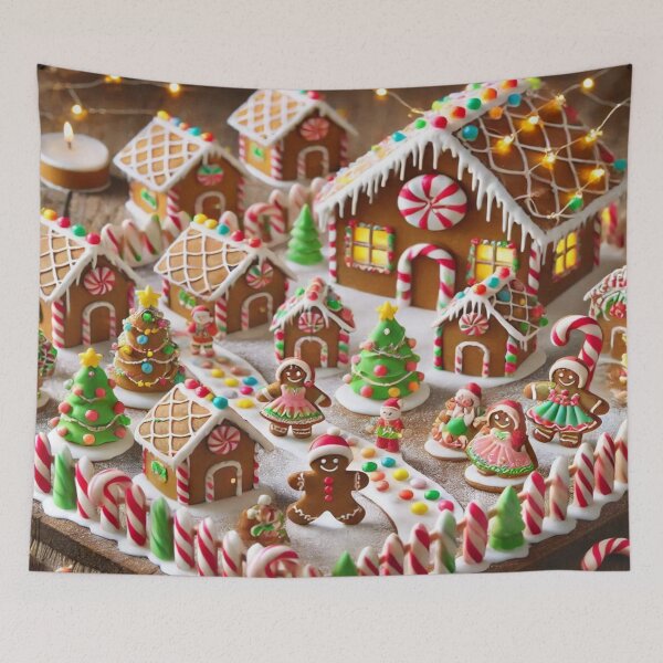 Item preview, Gingerbread Village - Perfect Present,Cadeau de vacances, Regalo de vacaciones, Festtagsgeschenk designed and sold by Imaginarium of Chaos falcon88 .