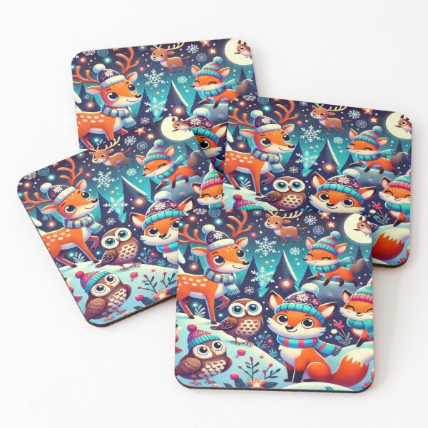 Item preview, Festive Forest Creatures - Perfect Present,Cadeau de vacances, Regalo de vacaciones, Festtagsgeschenk designed and sold by Imaginarium of Chaos falcon88 .