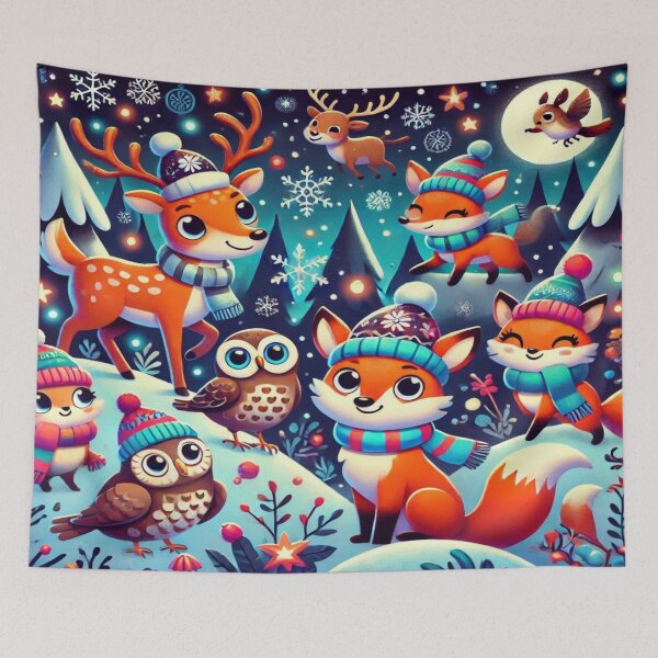 Item preview, Festive Forest Creatures - Perfect Present,Cadeau de vacances, Regalo de vacaciones, Festtagsgeschenk designed and sold by Imaginarium of Chaos falcon88 .