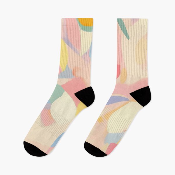 Artikelvorschau, Abstraktes pastellfarbenes eklektisches Boho-Muster entworfen und verkauft von trajeado14.