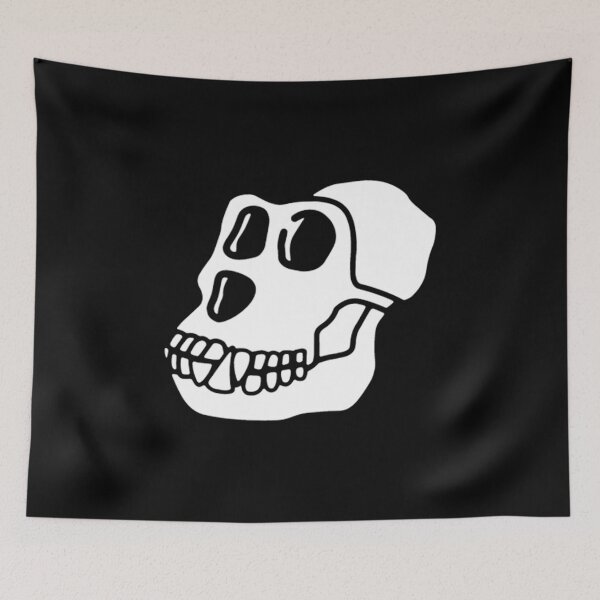 Item preview, Bored Ape Yacht Club Logo BAYC White Skull Small Right designed and sold by OpenSeahub.