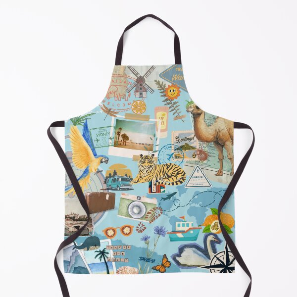 Item preview, Scrapbook Travel Collage Aesthetic - Wanderlust-Inspired Design designed and sold by ColorsHappiness.