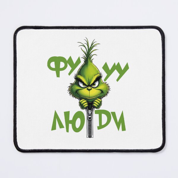 Item preview, Grinch Unzipped – Funny Anti-Social Design / Grinch christmas designed and sold by Krasnovaovaova.