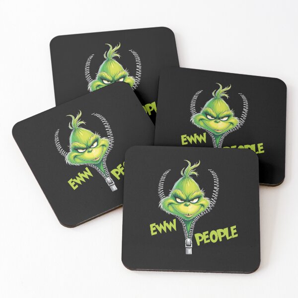 Item preview, Grinch Unzipped – Funny Anti-Social Design / Grinch christmas designed and sold by Krasnovaovaova.