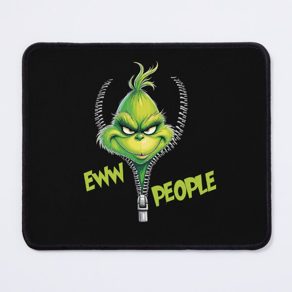 Item preview, Grinch Unzipped – Funny Anti-Social Design / Grinch christmas designed and sold by Krasnovaovaova.
