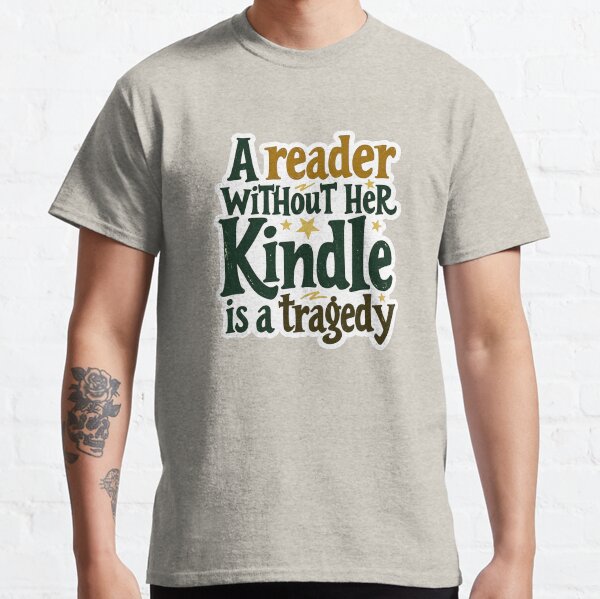 Item preview, A reader without her kindle - white designed and sold by StarterGear.